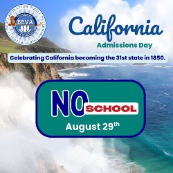 Admissions Day-No School post